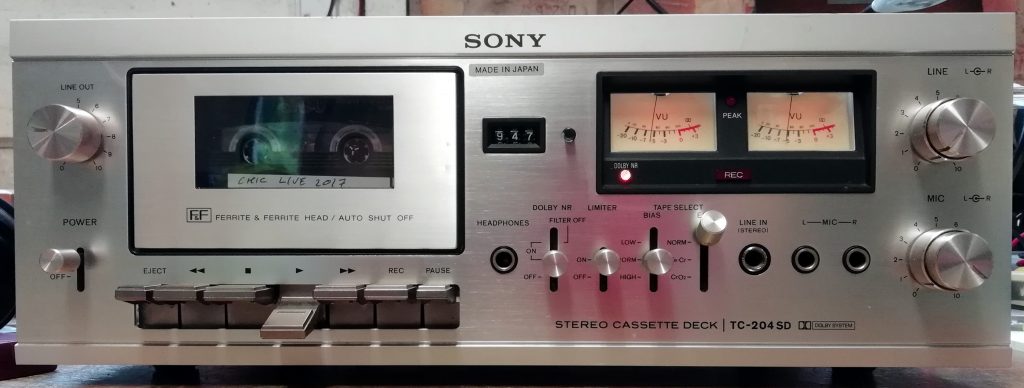 Sony TC-204 SD belt change and speed calibration. – Wired Wood