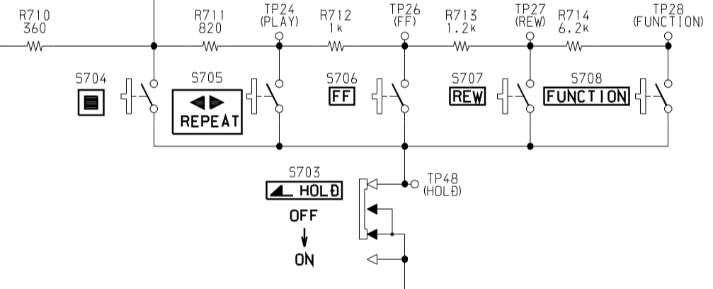 Walkman Switches Circuit