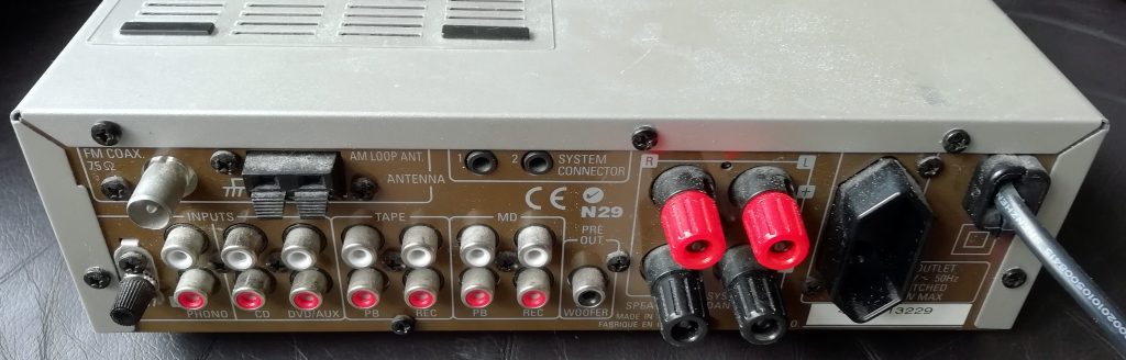 Amplifier Hi-Fi Separate Component Amp Denon Denon DRA F101 Receiver 