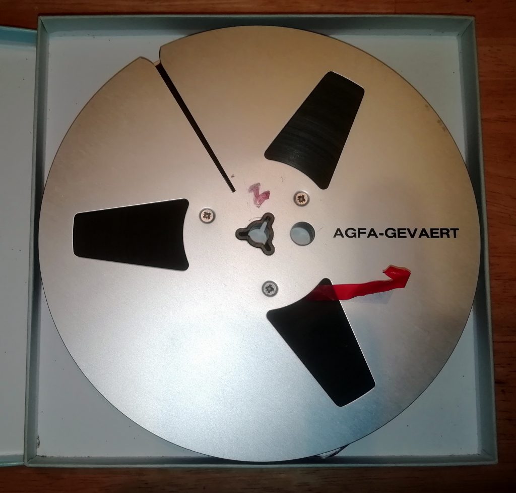 Agfa reel with tape