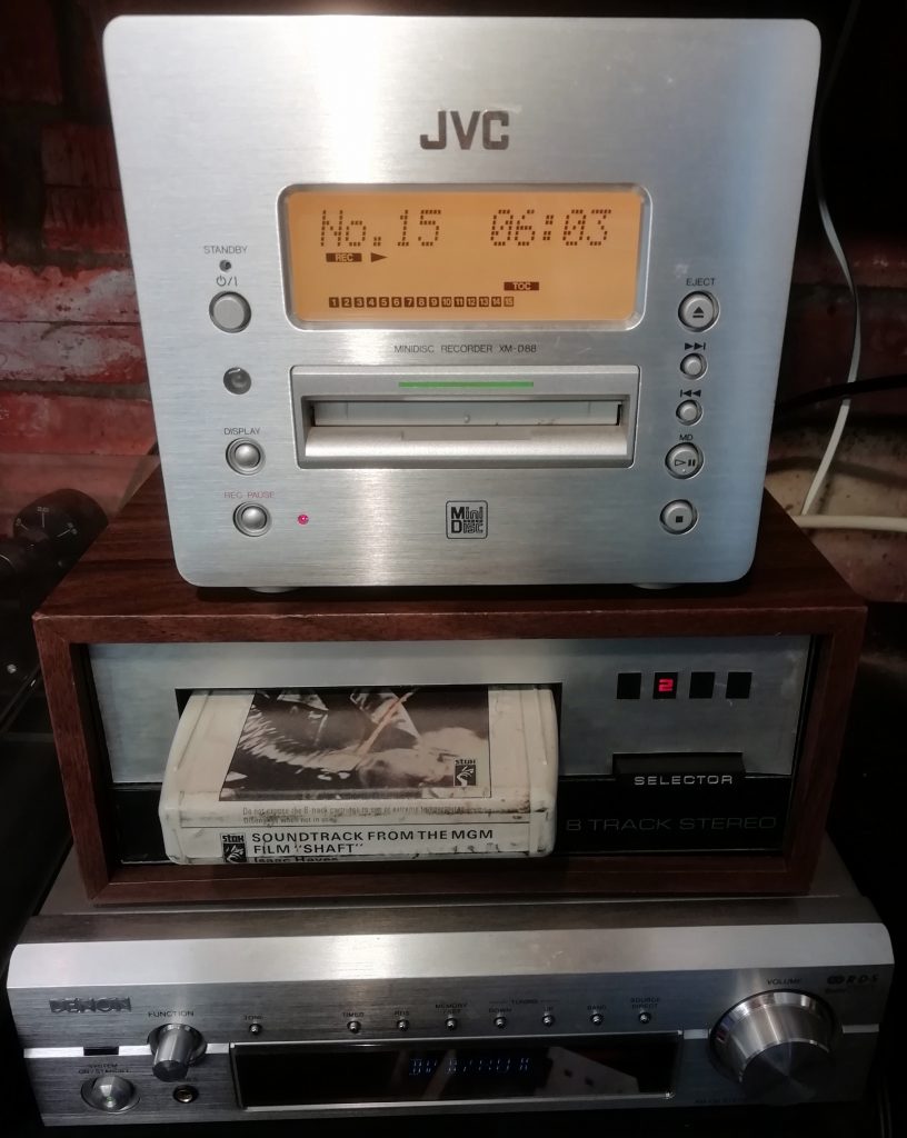 JVC-XM-D88 MiniDisc and 8 Track