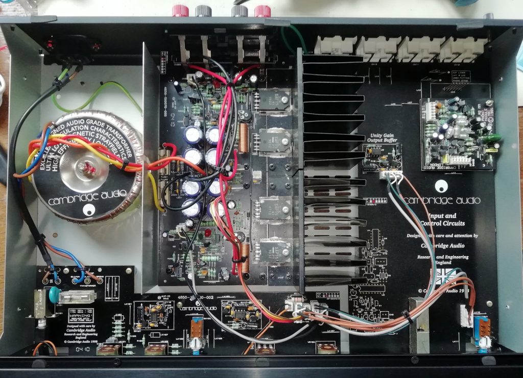 Cambridge A5 Internal layout