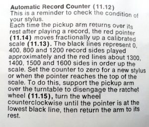 Record Counter Instructions