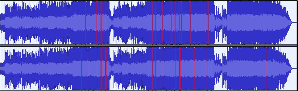 Digital download waveform