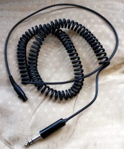 Curly cable for AKG