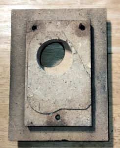 Old mounting board