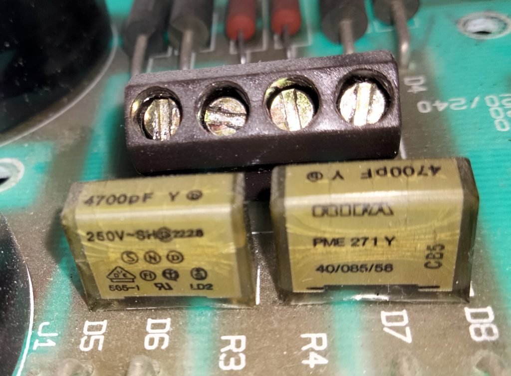 psx filter capacitors