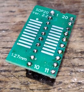 SOIC to DIL converter board