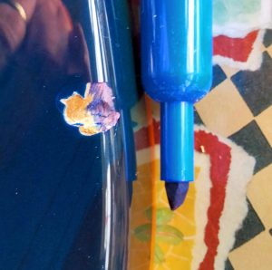 Matching the colour with a marker